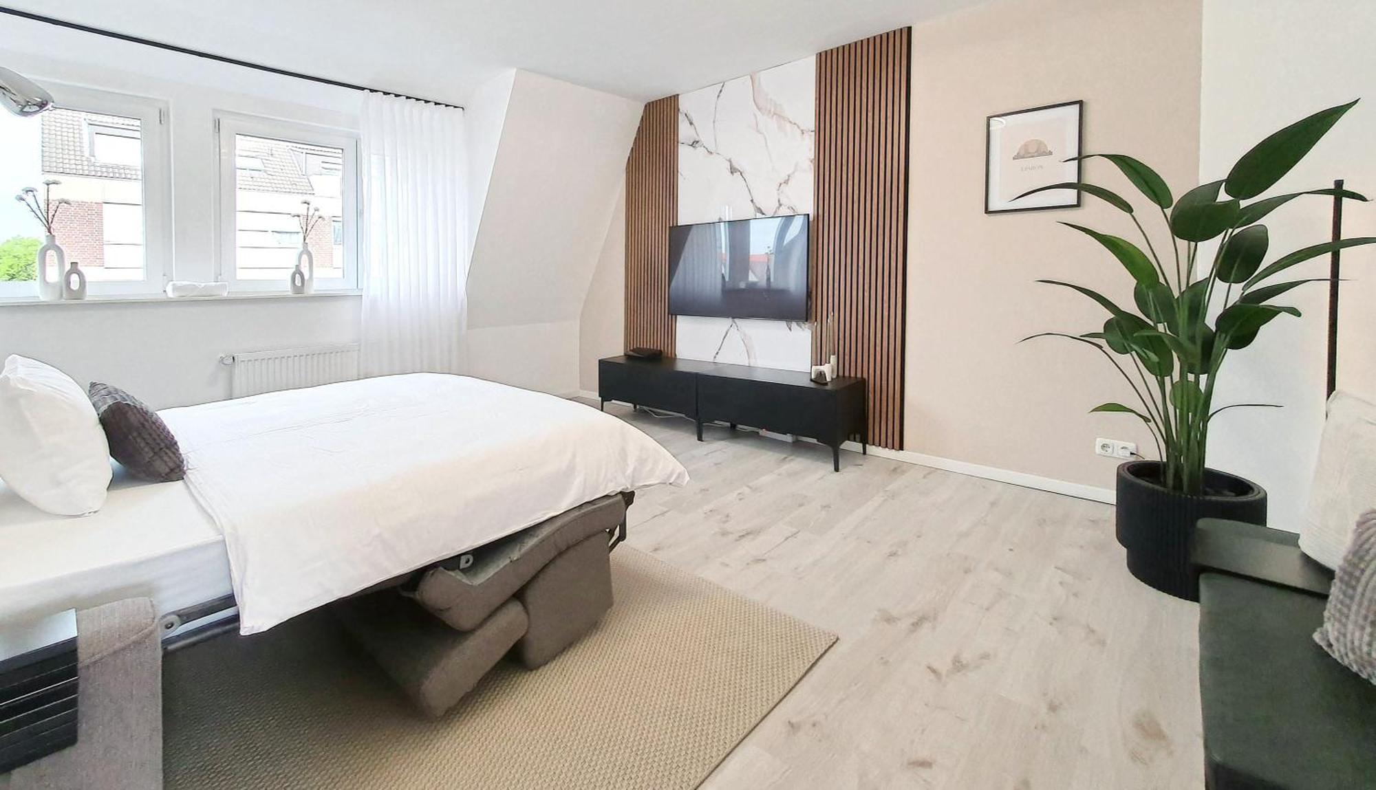 האם Livation - Apartments Hamm-Mitte - 2 Zi - Nespresso - Smarttv - Freewifi - Ausgestattete Kueche - 24H Check-In - Bis 4 Pers Pro Apartment מראה חיצוני תמונה