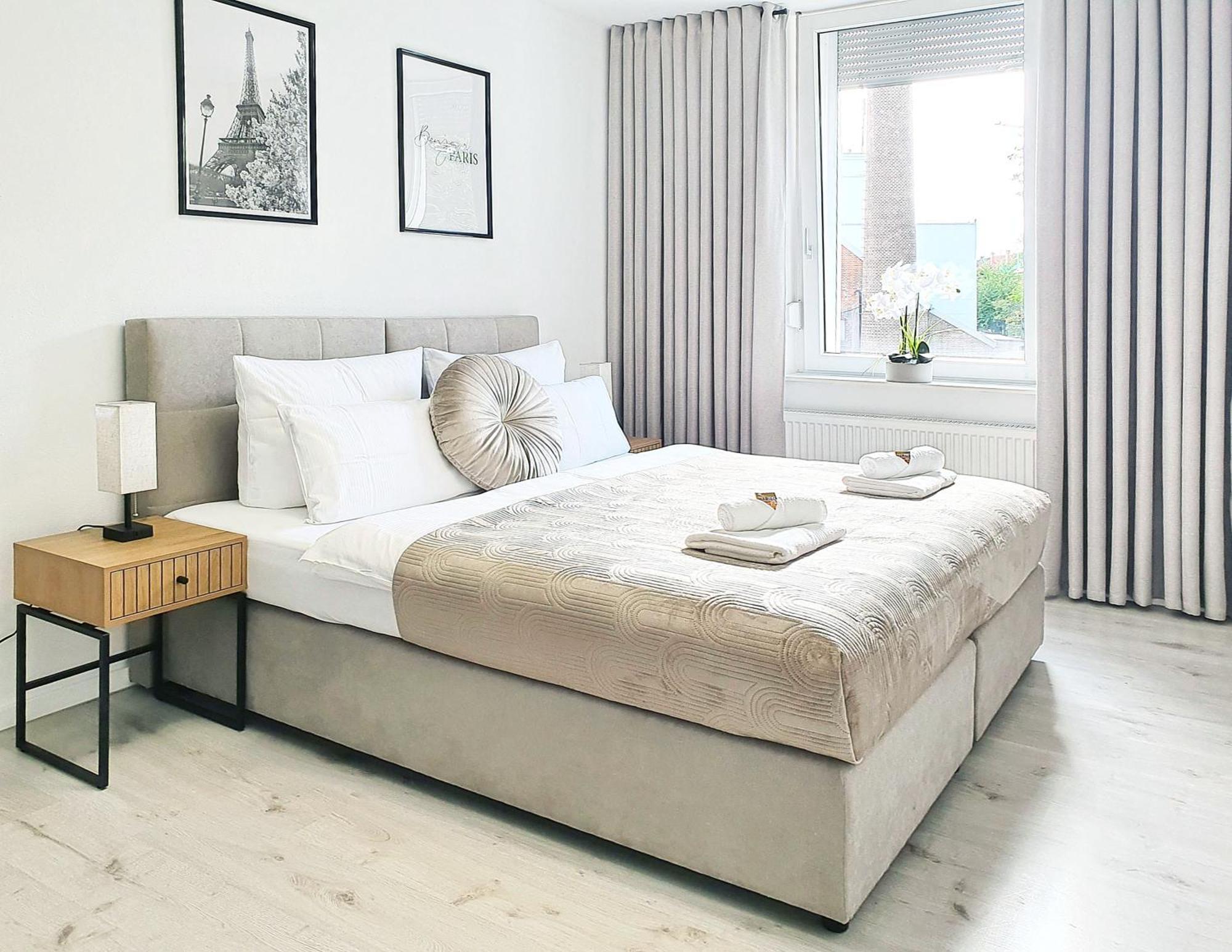 האם Livation - Apartments Hamm-Mitte - 2 Zi - Nespresso - Smarttv - Freewifi - Ausgestattete Kueche - 24H Check-In - Bis 4 Pers Pro Apartment מראה חיצוני תמונה